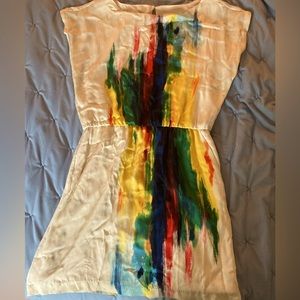 VINTAGE Eci New York Watercolor Dress